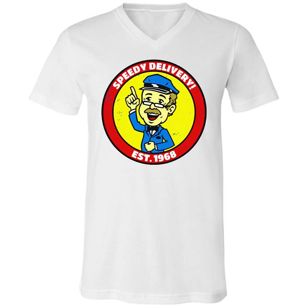 Unisex V-Neck T-Shirt - J7W1R6RQ - White - 16