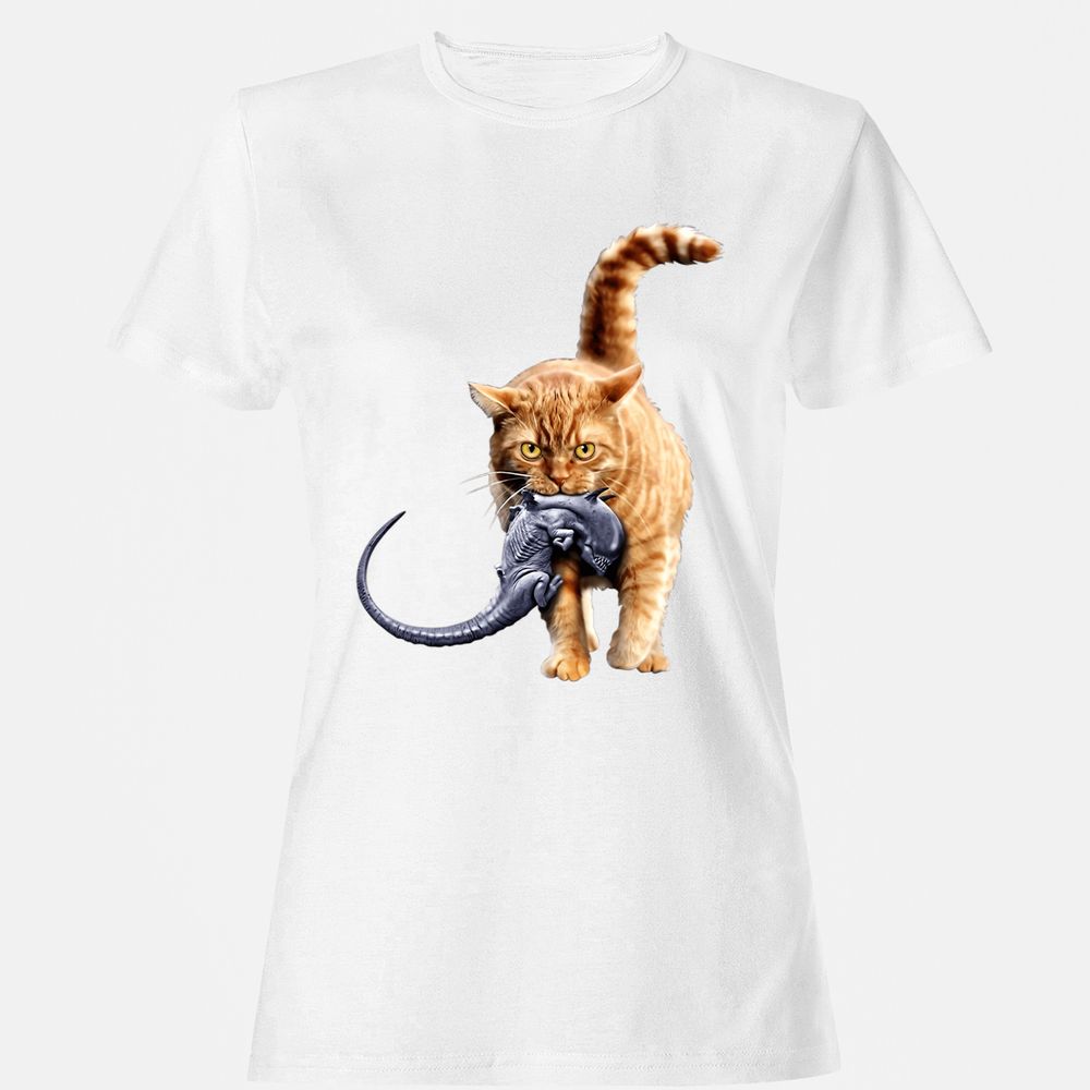 Women's T-Shirt - XK9QVPR8 - White - 16