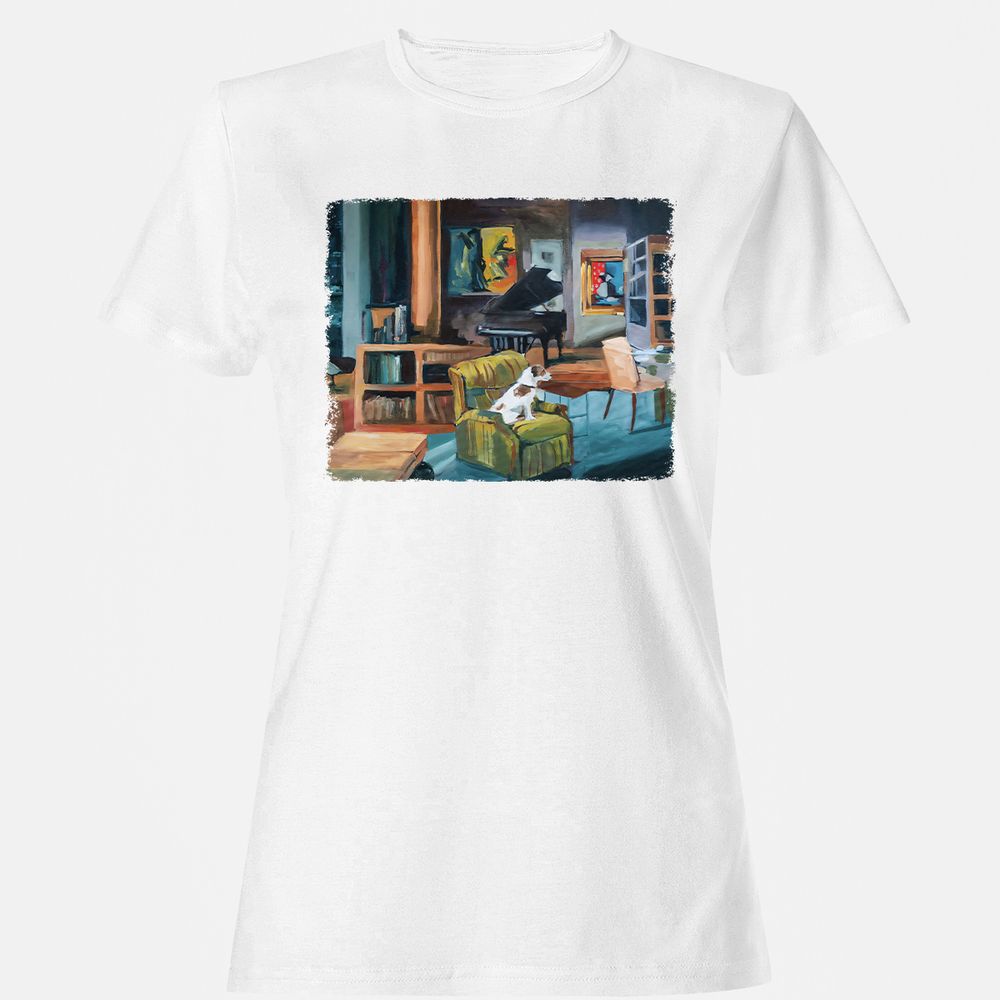 Women's T-Shirt - CZ36MY9Y - White - 16
