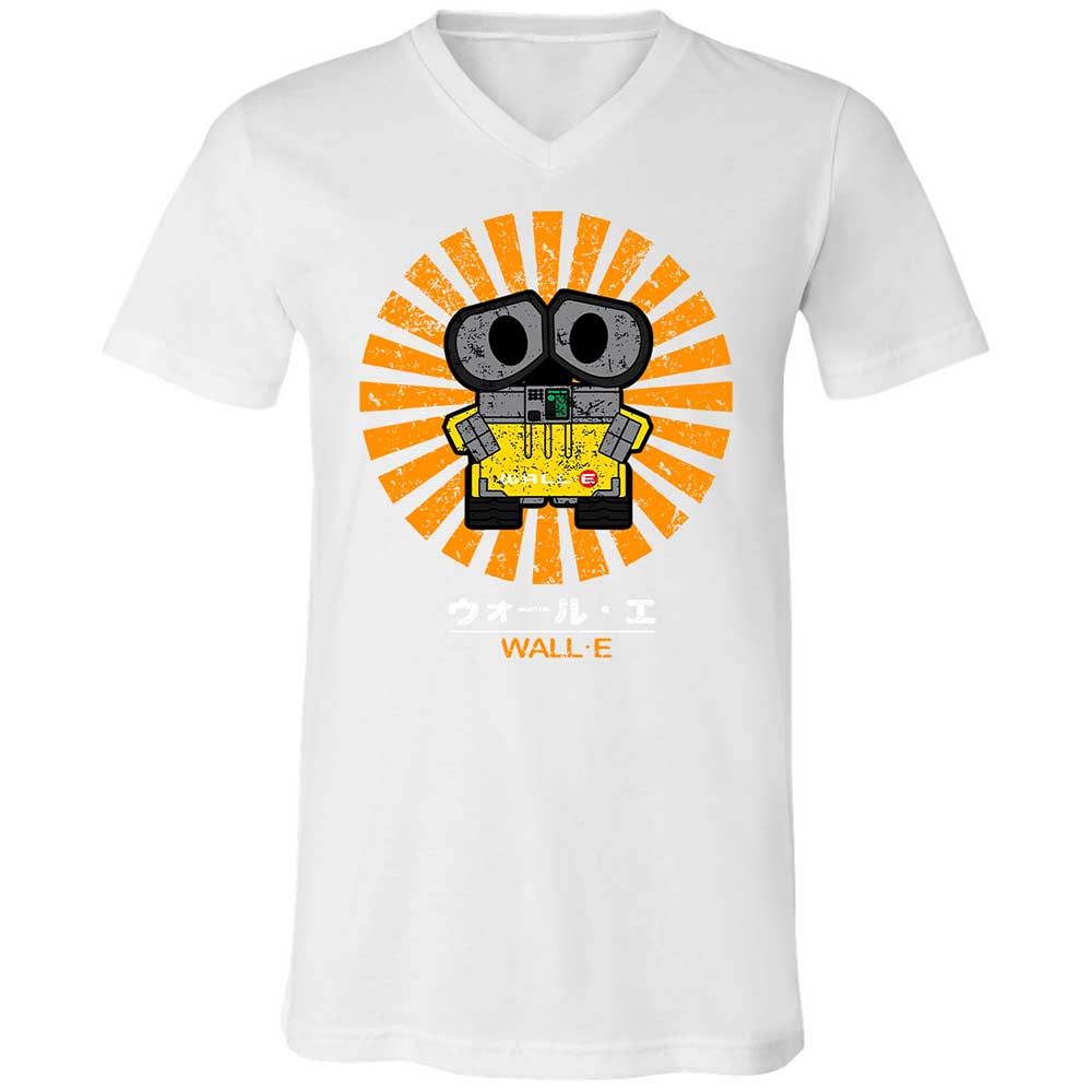 Unisex V-Neck T-Shirt - APSRELKE - White - 16
