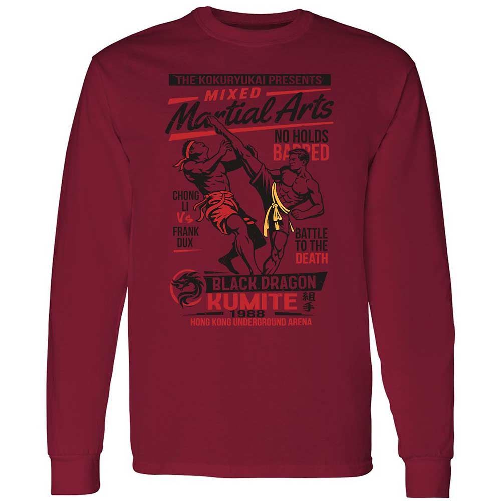 Long Sleeve T-Shirt - 8EVVDK17 - Cardinal Red - 17