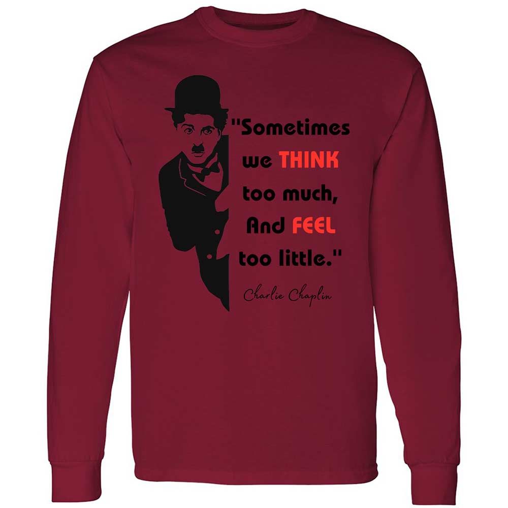 Sometimes we think too much - Cardinal Red - 17