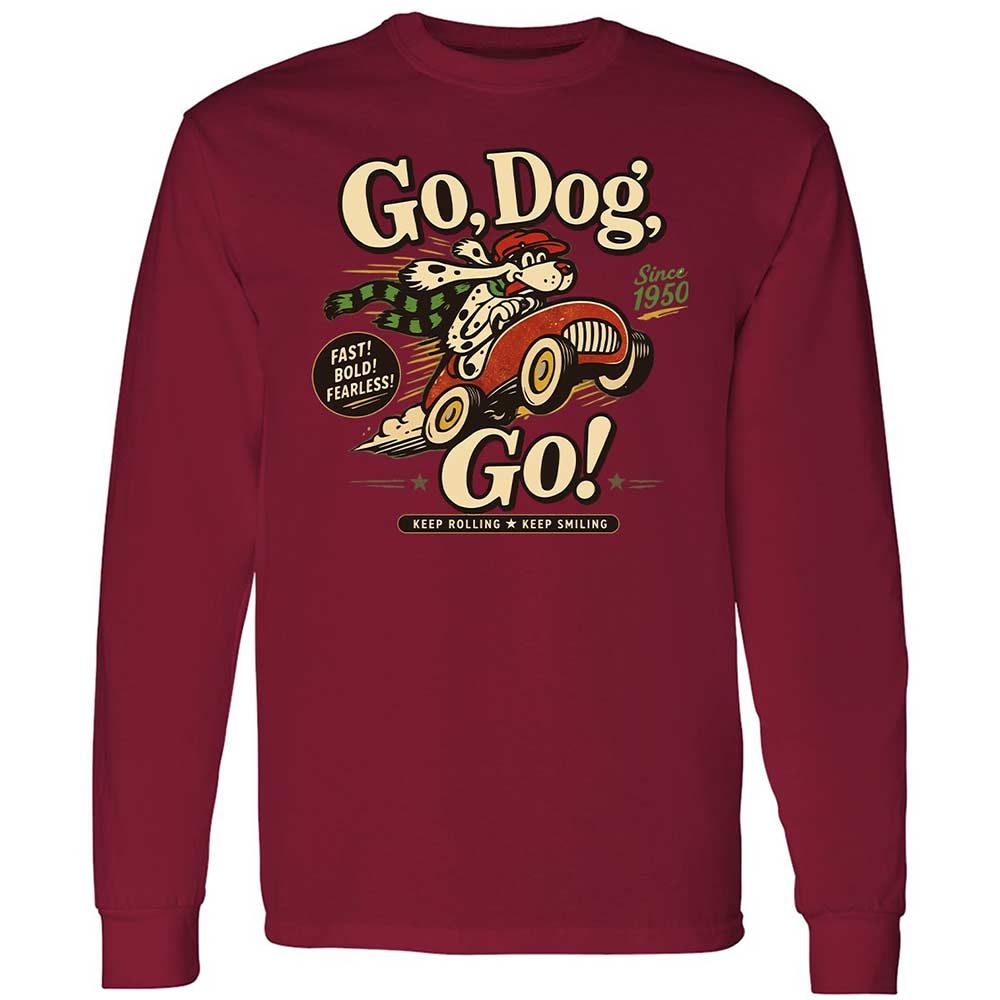 Long Sleeve T-Shirt - KHWPR9U3 - Cardinal Red - 17