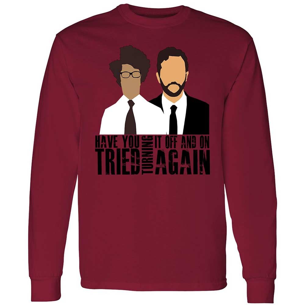 Long Sleeve T-Shirt - UXBJDPUN - Cardinal Red - 17