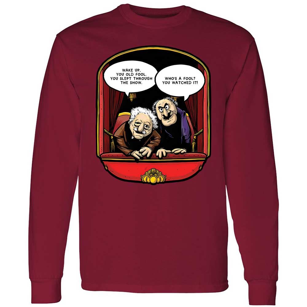 Statler and Waldorf (Wake Up) - Cardinal Red - 17