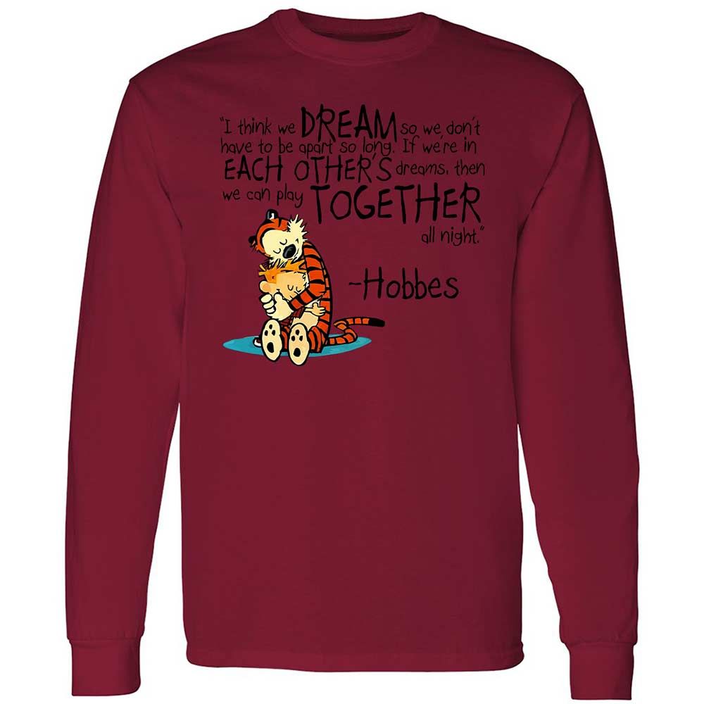 Calvin Hobbes Dreams - Cardinal Red - 17