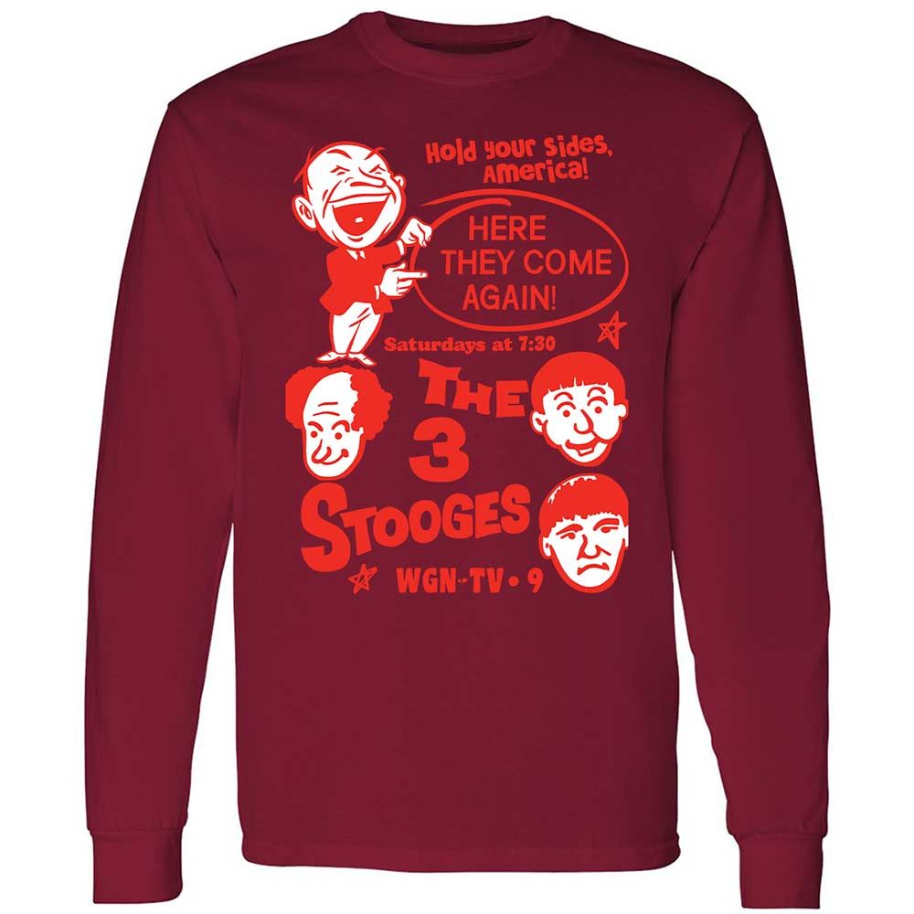 The 3 Stooges - Cardinal Red - 17
