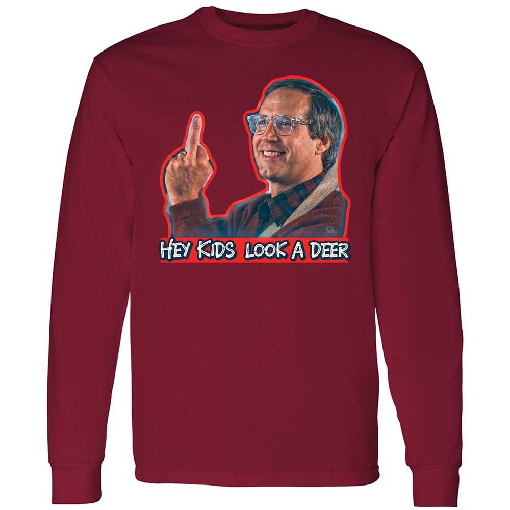 Hey Kids, Look a Deer - Cardinal Red - 17