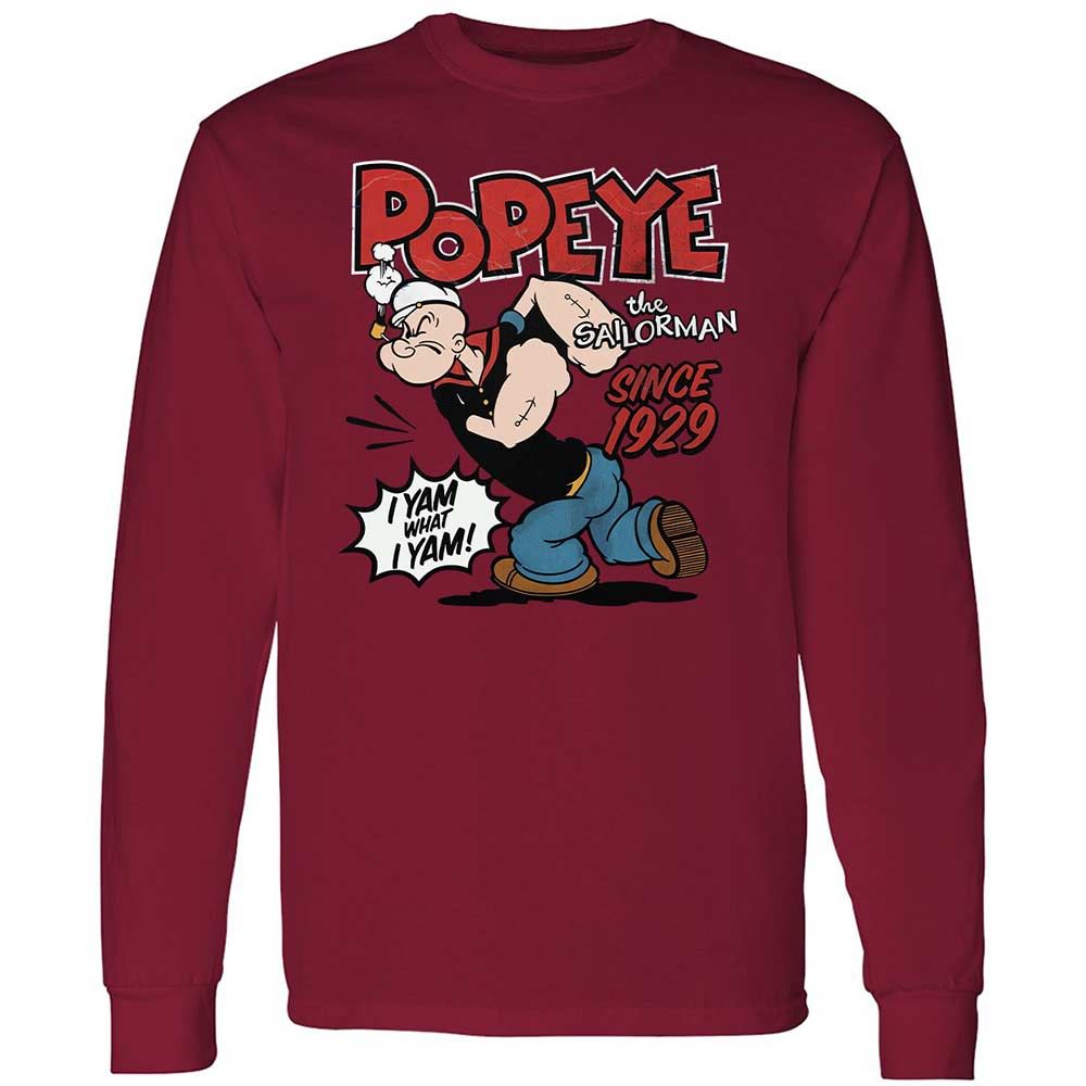 Long Sleeve T-Shirt - 99HBCY7C - Cardinal Red - 17