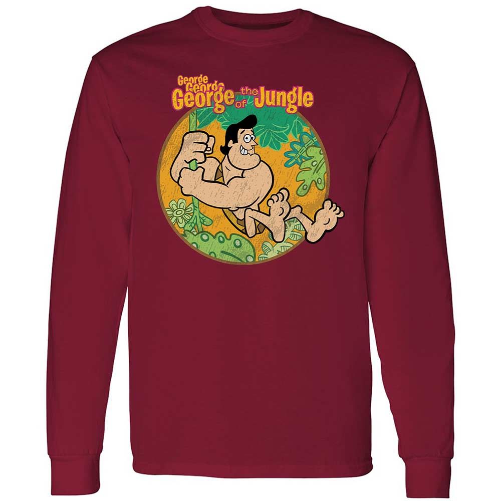 Long Sleeve T-Shirt - UQYC6GGG - Cardinal Red - 17