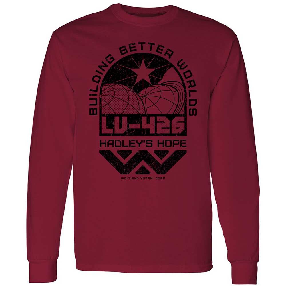 Long Sleeve T-Shirt - NHFJKE58 - Cardinal Red - 17