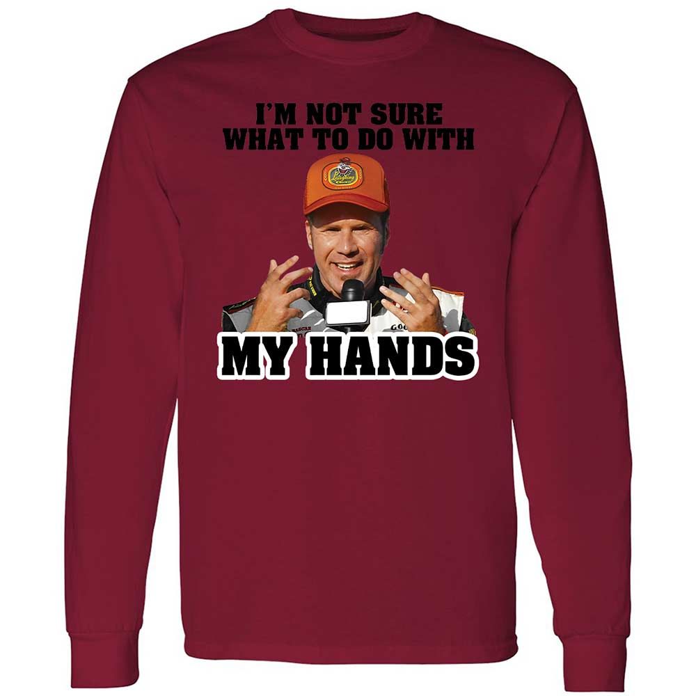 I'm Not Sure What To Do With My Hands - Cardinal Red - 17