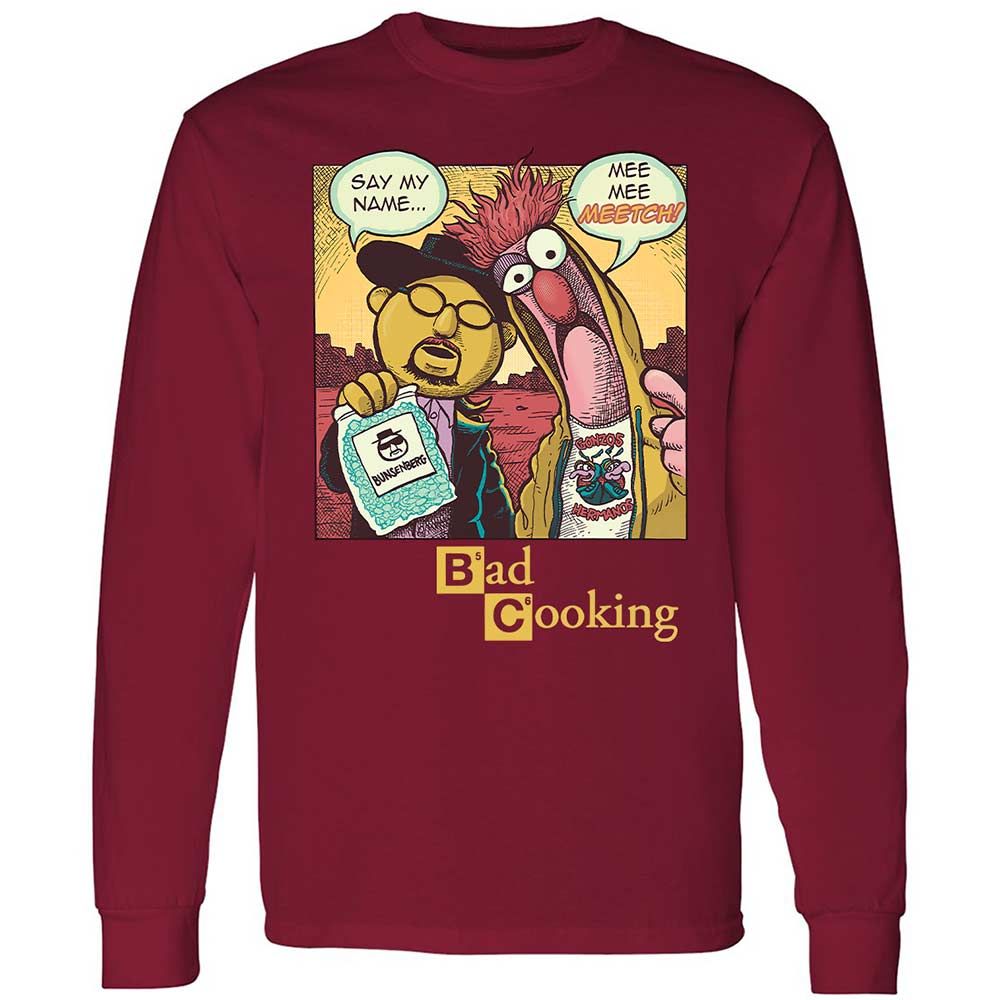 Long Sleeve T-Shirt - DKHZLXDK - Cardinal Red - 17