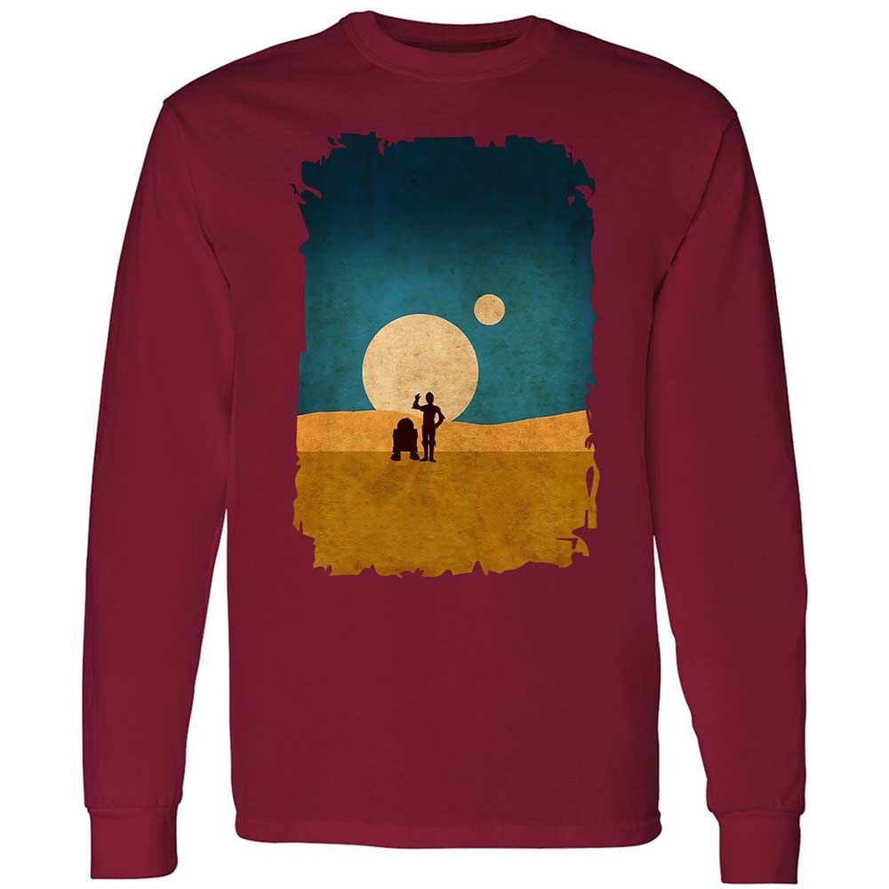 Droids In The Dunes - Cardinal Red - 17