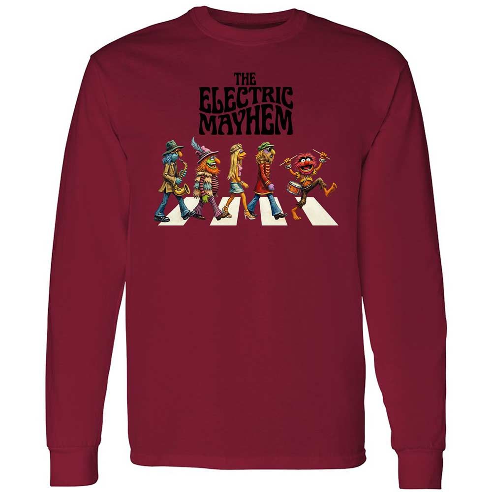 Long Sleeve T-Shirt - E372YMD7 - Cardinal Red - 17