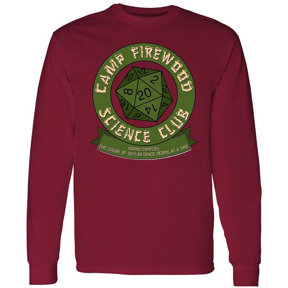 Camp Firewood Science Club - Cardinal Red - 17