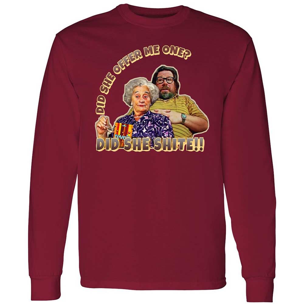 Long Sleeve T-Shirt - 1E3EXNDV - Cardinal Red - 17
