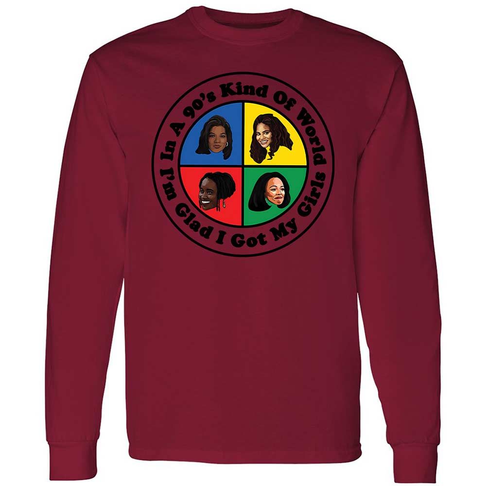 Long Sleeve T-Shirt - 177DQRM1 - Cardinal Red - 17