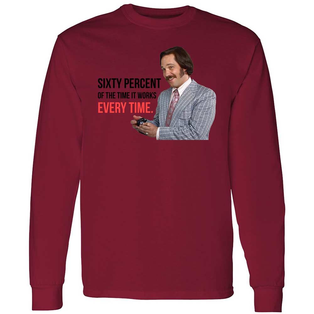 Long Sleeve T-Shirt - VZTFAA6U - Cardinal Red - 17