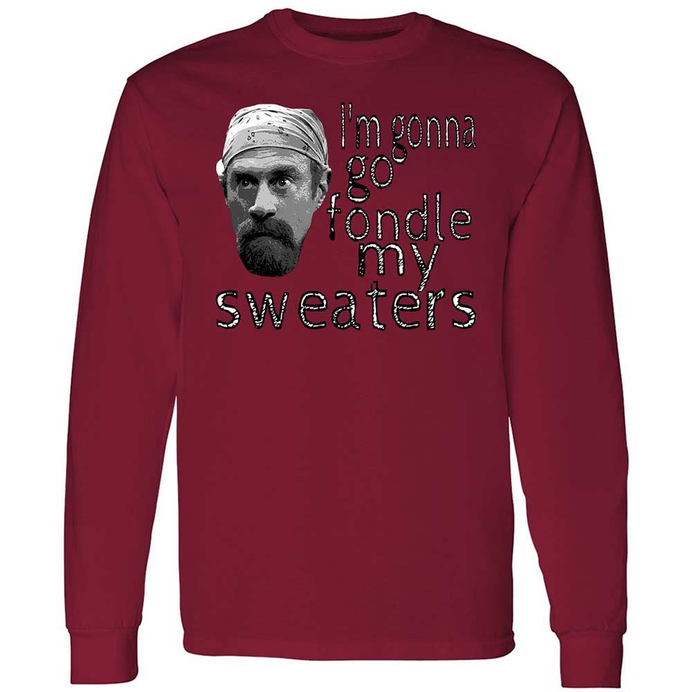 Fondle my sweaters - Cardinal Red - 17