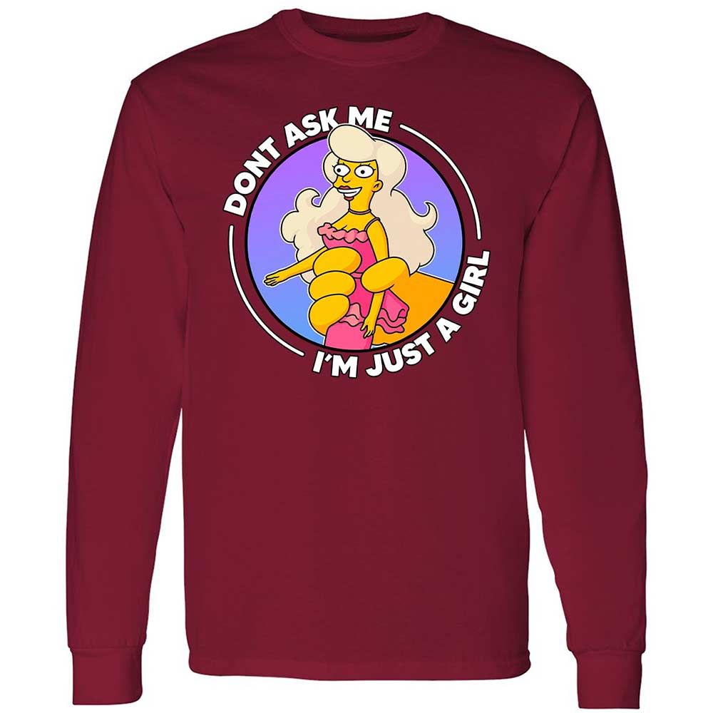 Don't Ask Me I'm Just A Girl - Cardinal Red - 17