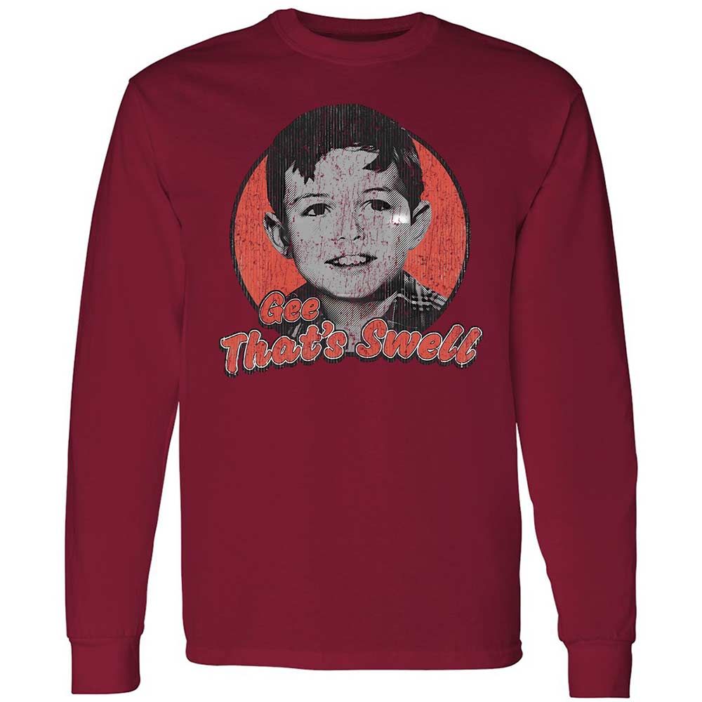 Long Sleeve T-Shirt - 5R5BAMBN - Cardinal Red - 17