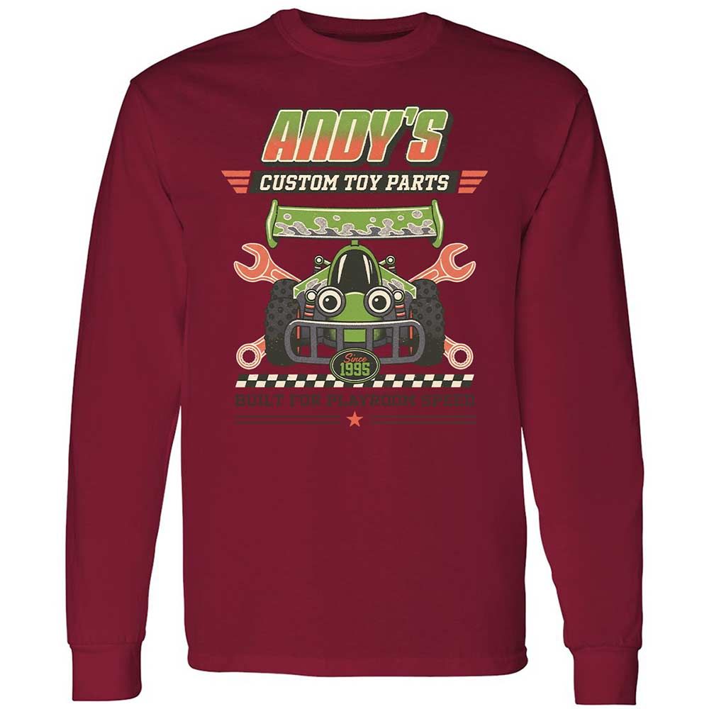 Long Sleeve T-Shirt - MVNLPJBH - Cardinal Red - 17