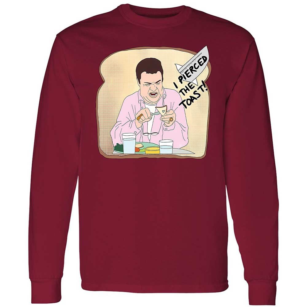 Long Sleeve T-Shirt - ZWZNQVXF - Cardinal Red - 17