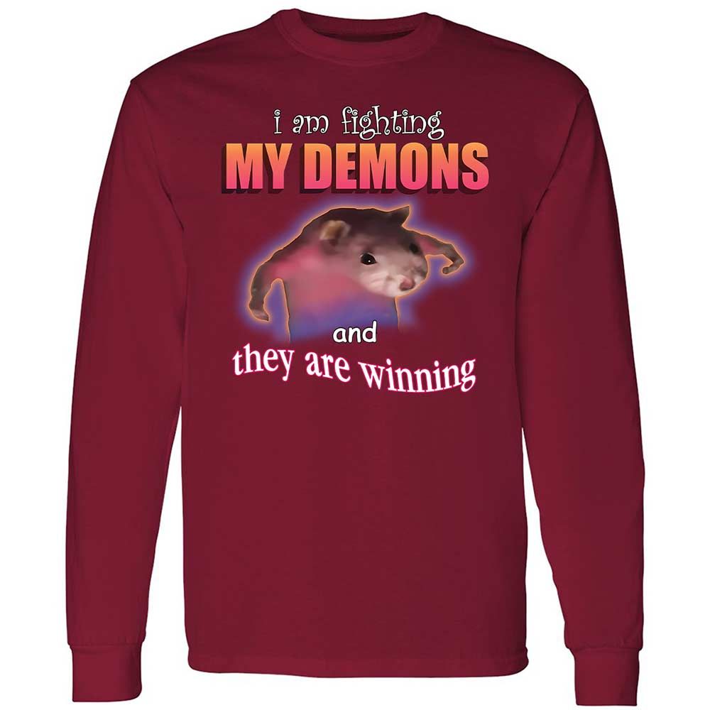 I'm fighting my demons - Cardinal Red - 17