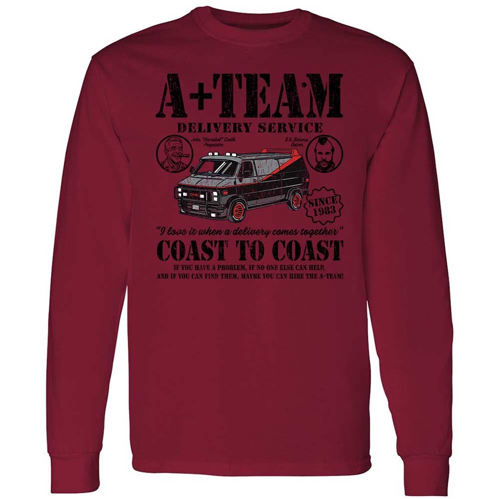Long Sleeve T-Shirt - X3Z2EW35 - Cardinal Red - 17