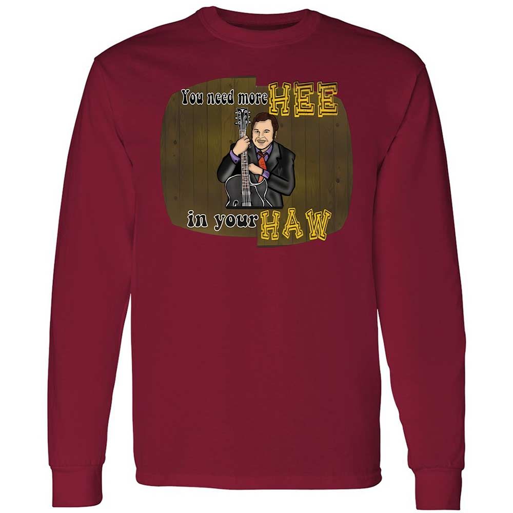 Long Sleeve T-Shirt - QY75RVZQ - Cardinal Red - 17