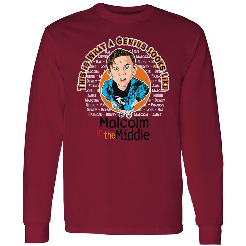 Long Sleeve T-Shirt - JFPY61RU - Cardinal Red - 17