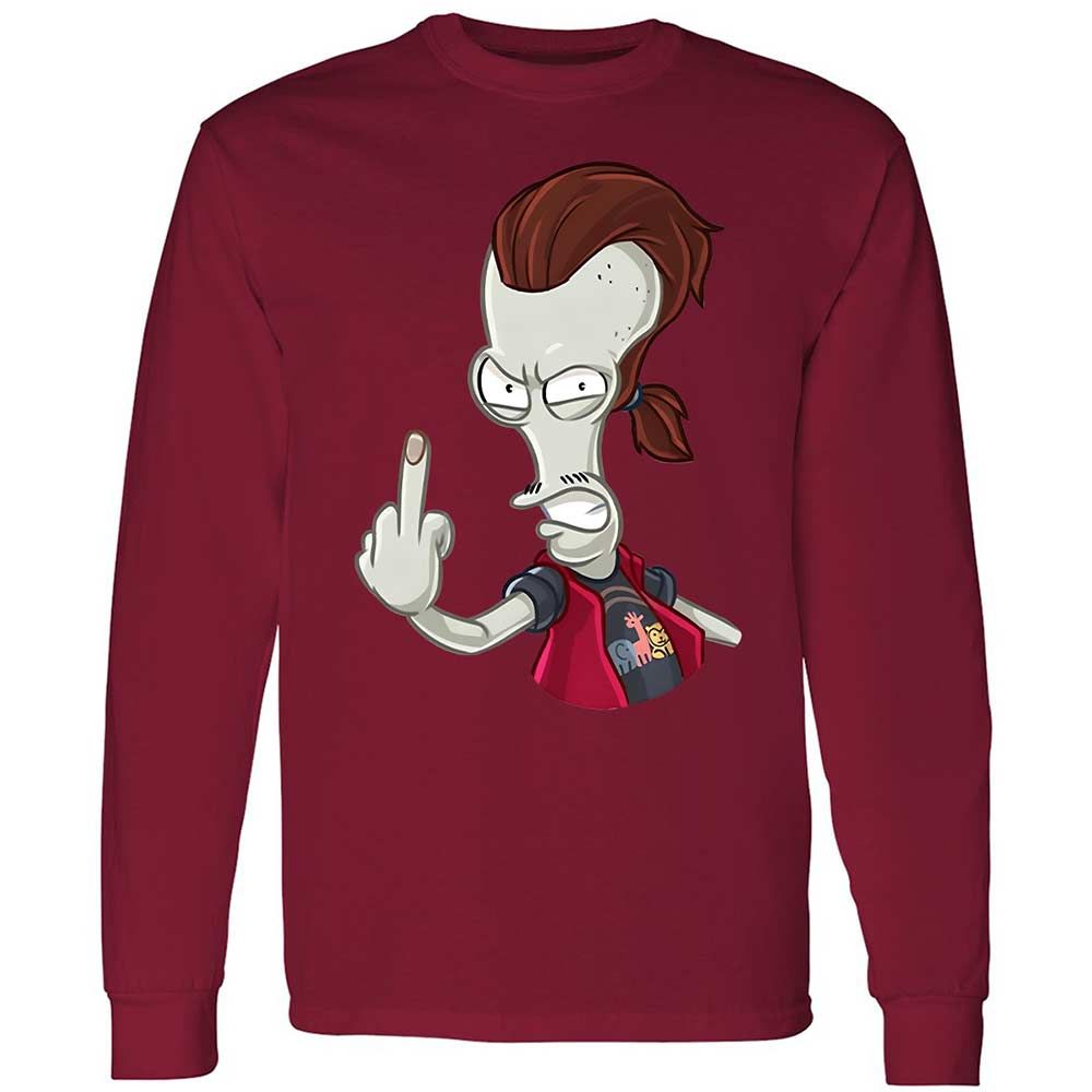 Long Sleeve T-Shirt - WMJ21X1M - Cardinal Red - 17