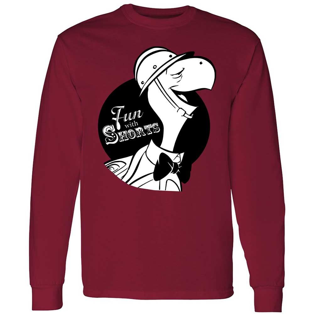 Long Sleeve T-Shirt - VDRB5KY8 - Cardinal Red - 17