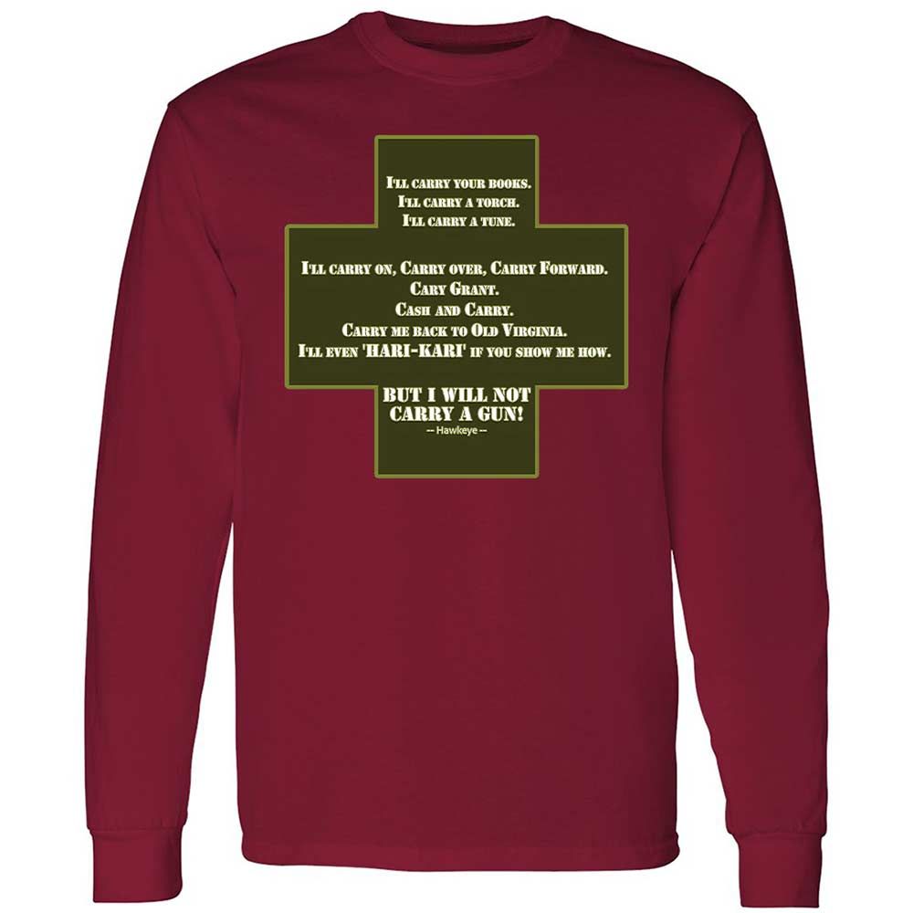 I Will Not Carry a Gun - Cardinal Red - 17