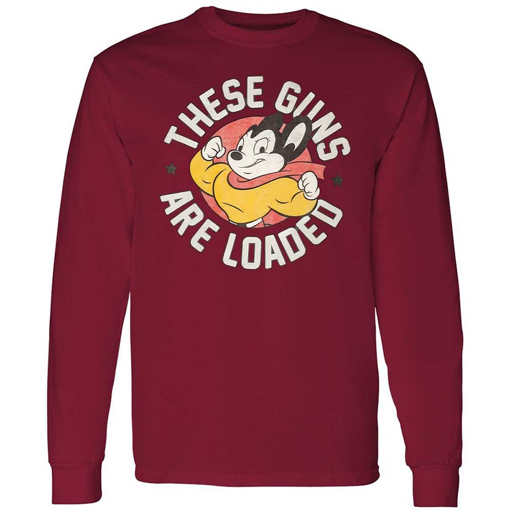 Long Sleeve T-Shirt - TNYGK58H - Cardinal Red - 17