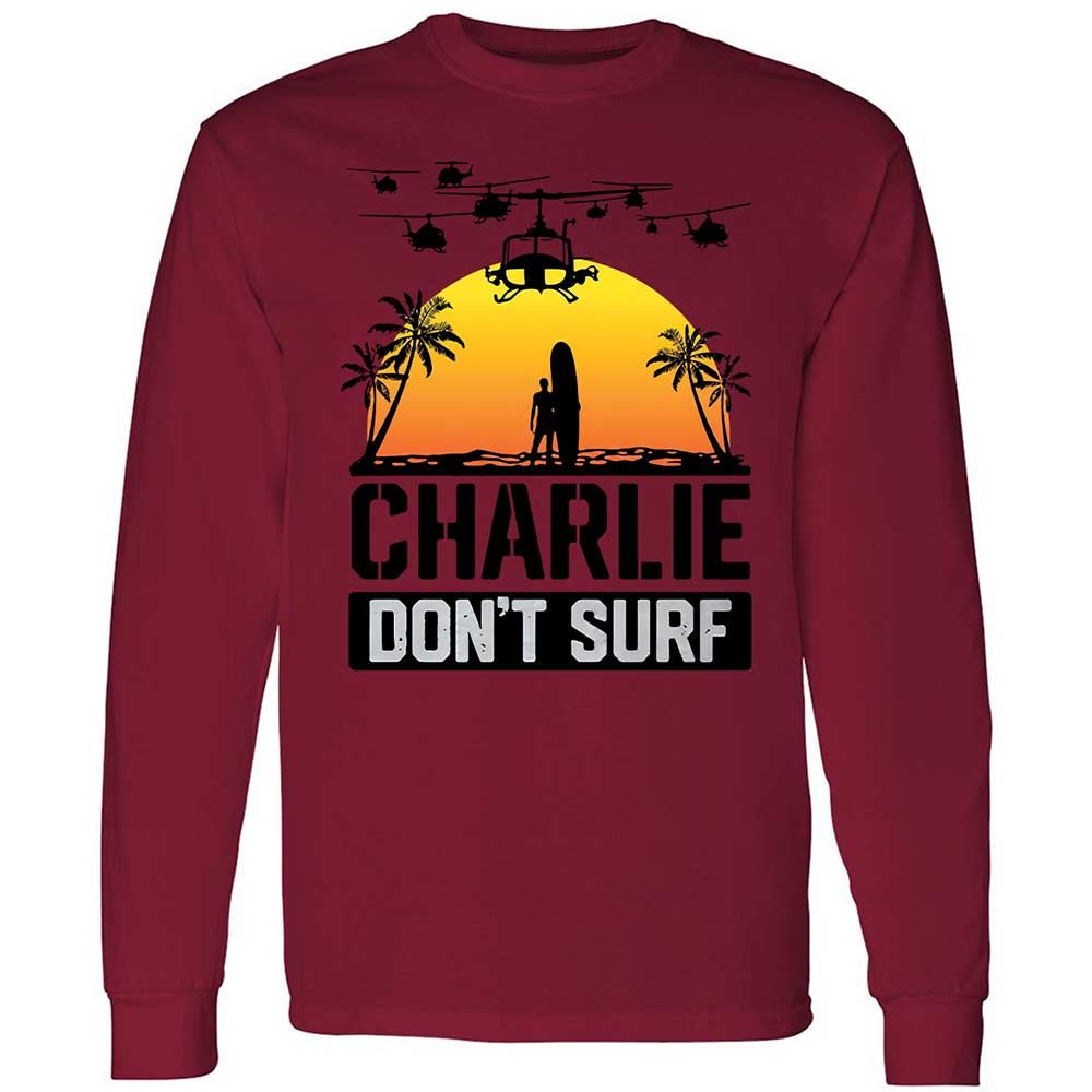 Long Sleeve T-Shirt - XJR6FW9M - Cardinal Red - 17