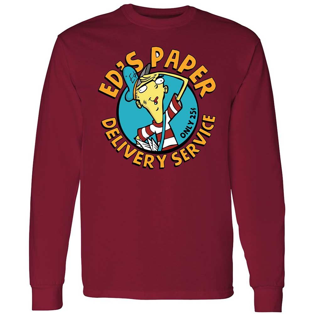 Long Sleeve T-Shirt - TE5YUV1J - Cardinal Red - 17