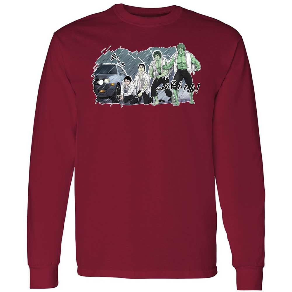 Long Sleeve T-Shirt - ZEGL7C46 - Cardinal Red - 17