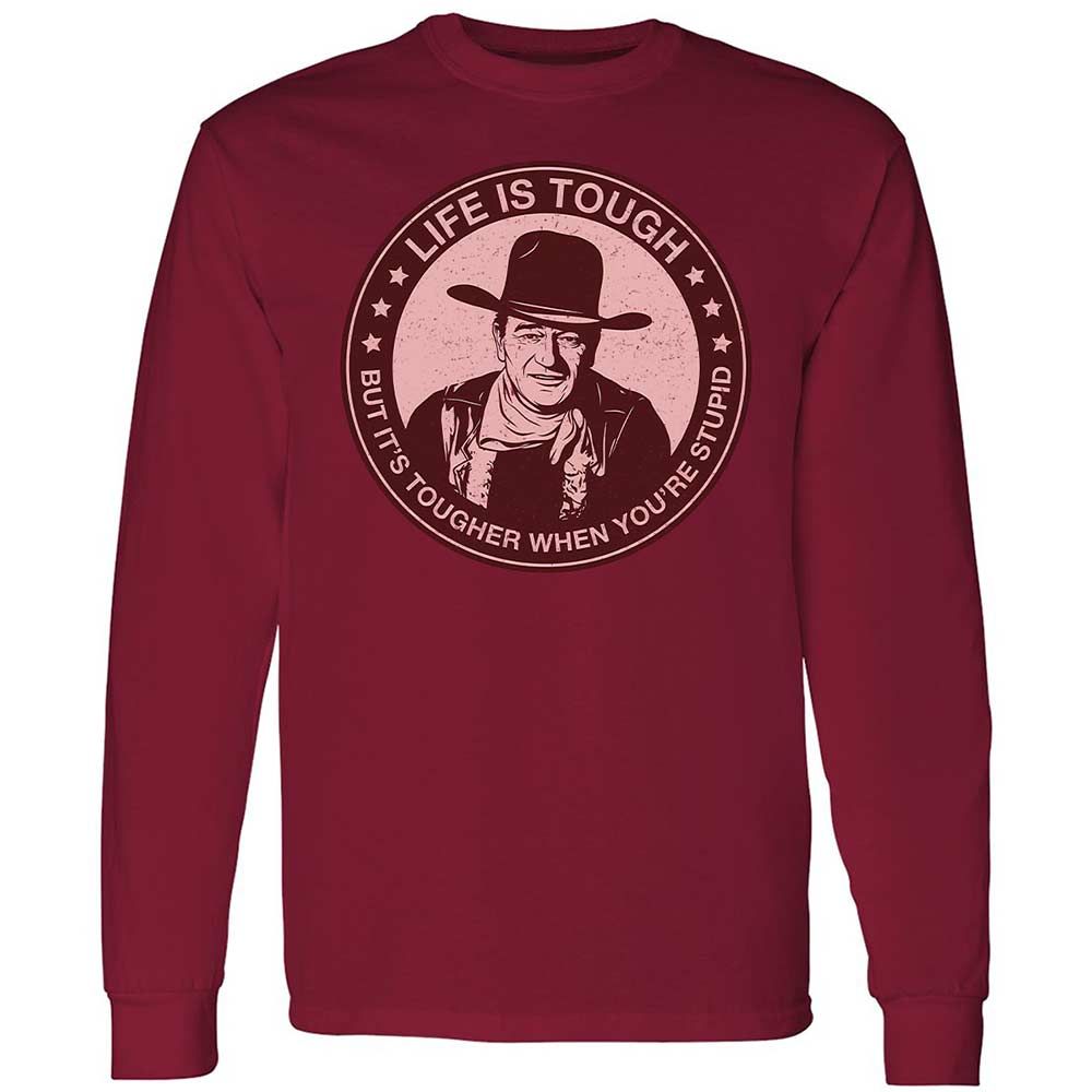 Long Sleeve T-Shirt - E6ZMKBBC - Cardinal Red - 17