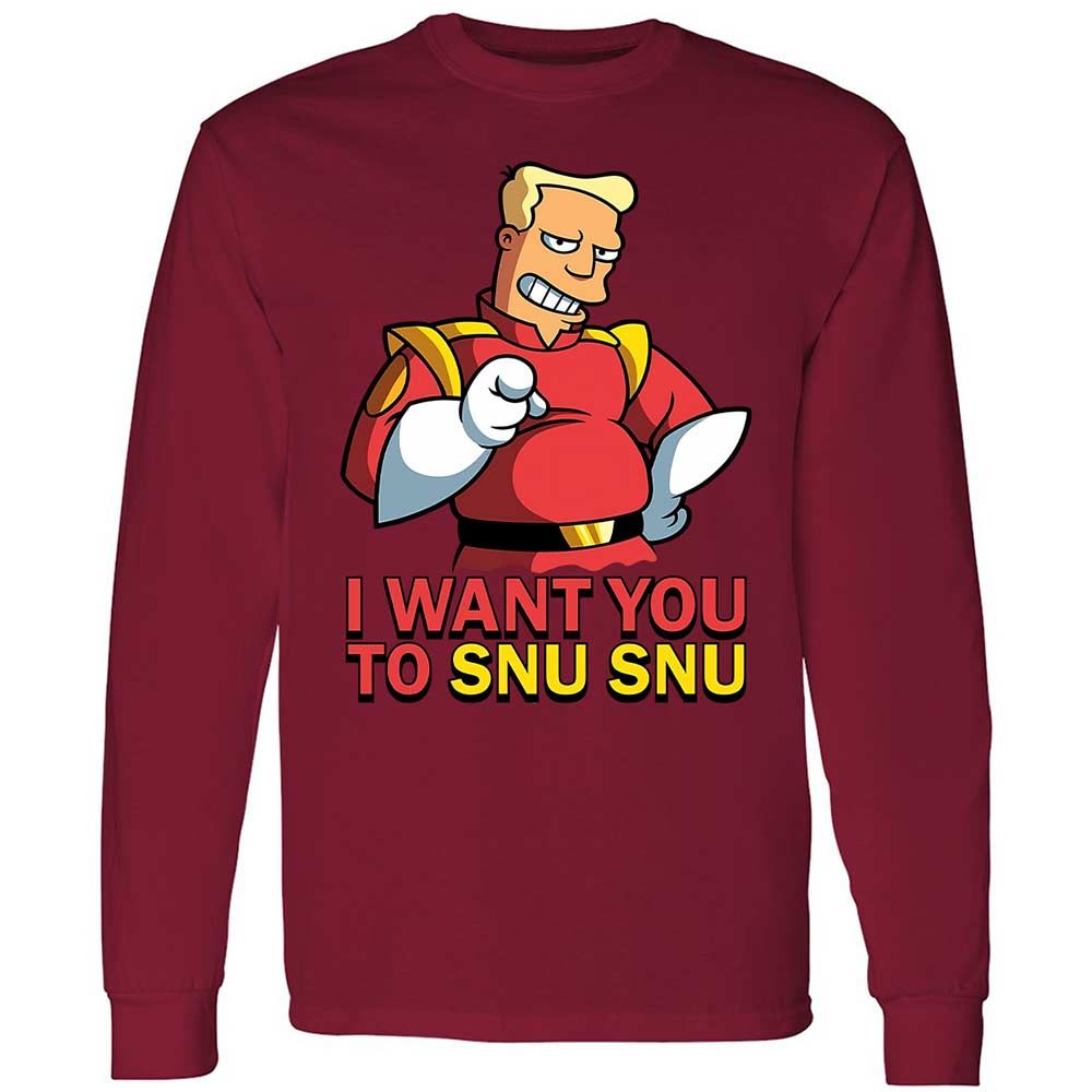 Long Sleeve T-Shirt - B1BT6W6X - Cardinal Red - 17