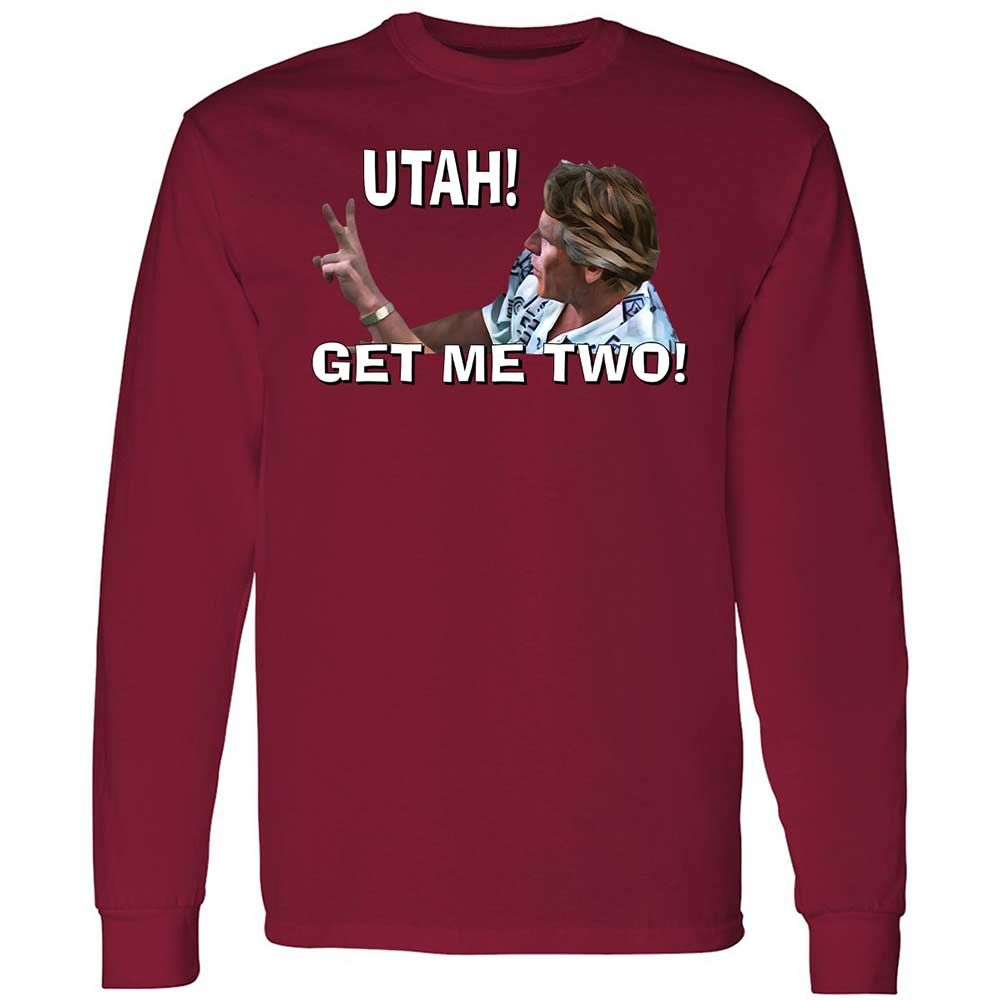 Long Sleeve T-Shirt - H69C3CDQ - Cardinal Red - 17