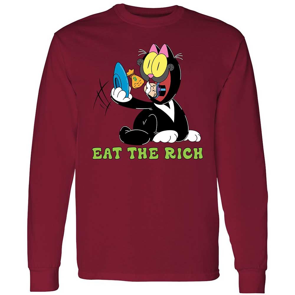Long Sleeve T-Shirt - P8UPFLYQ - Cardinal Red - 17