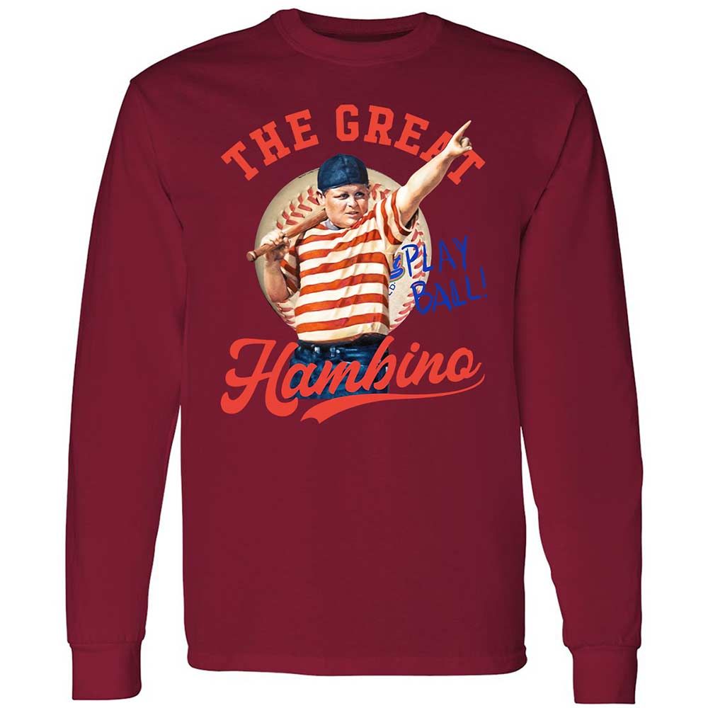 Long Sleeve T-Shirt - D3F4JRMQ - Cardinal Red - 17
