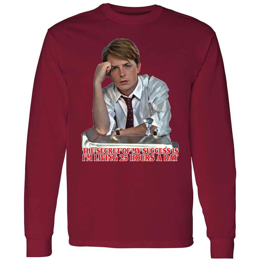Long Sleeve T-Shirt - 5G84WDS9 - Cardinal Red - 17