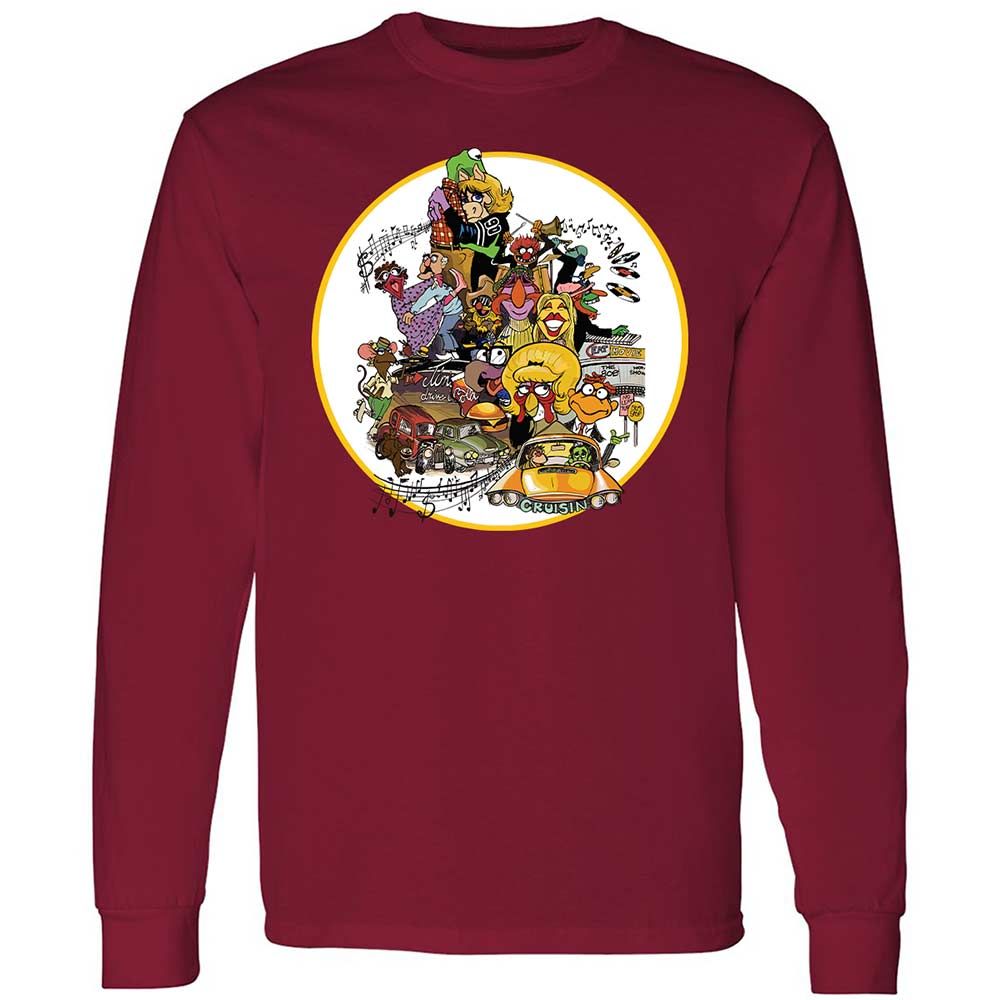 Muppet Graffiti - Cardinal Red - 17