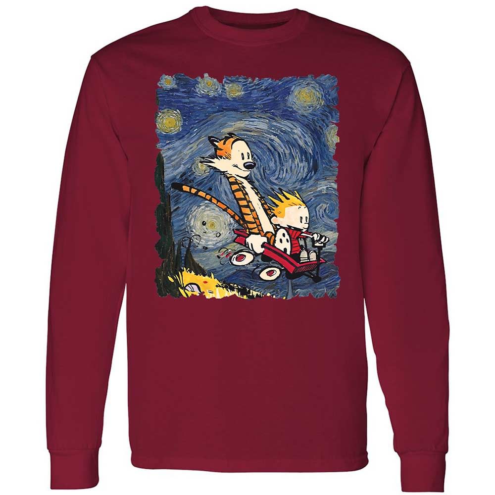 Long Sleeve T-Shirt - TFY5XZCE - Cardinal Red - 17