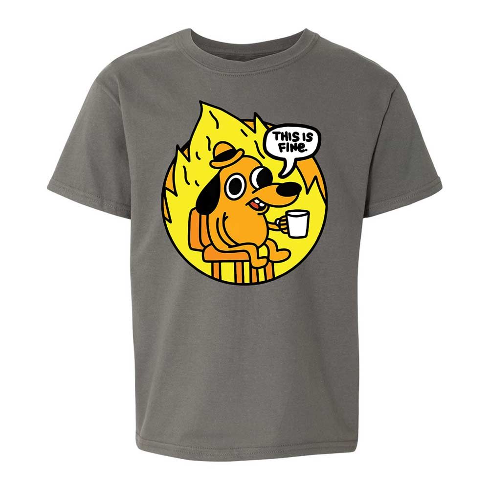 This is Fine - Charcoal - 17