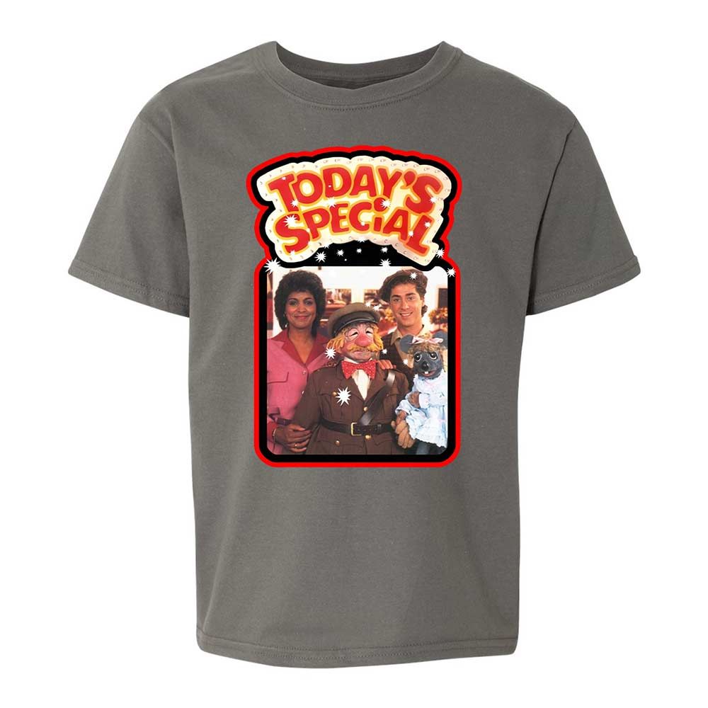 Kids T-Shirt - L6SLMTV1 - Charcoal - 17