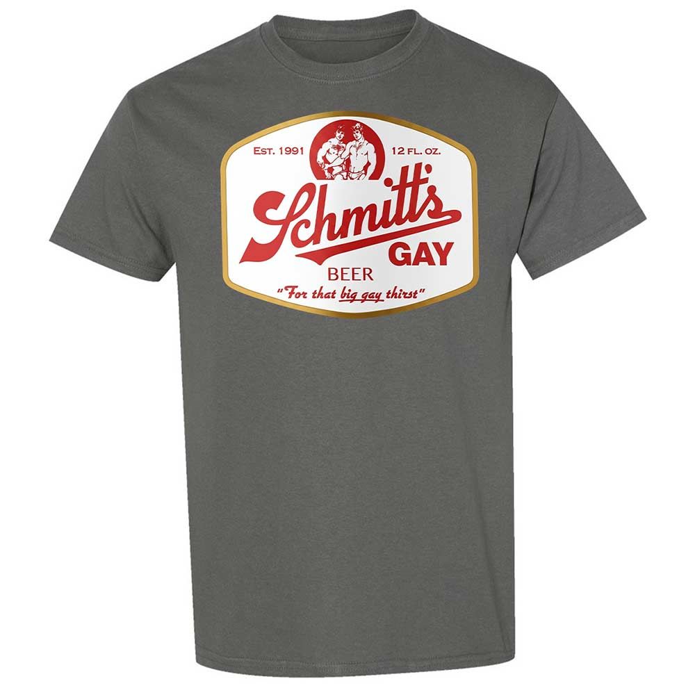 Schmitt's Gay Beer - Charcoal - 17